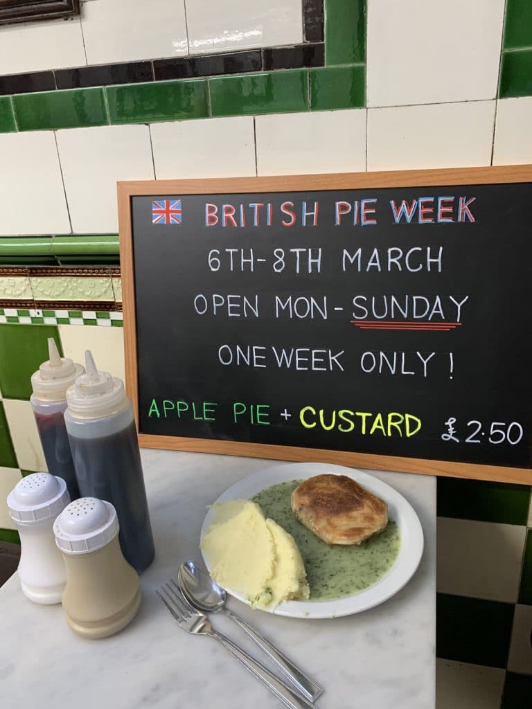 Pie and Mash week